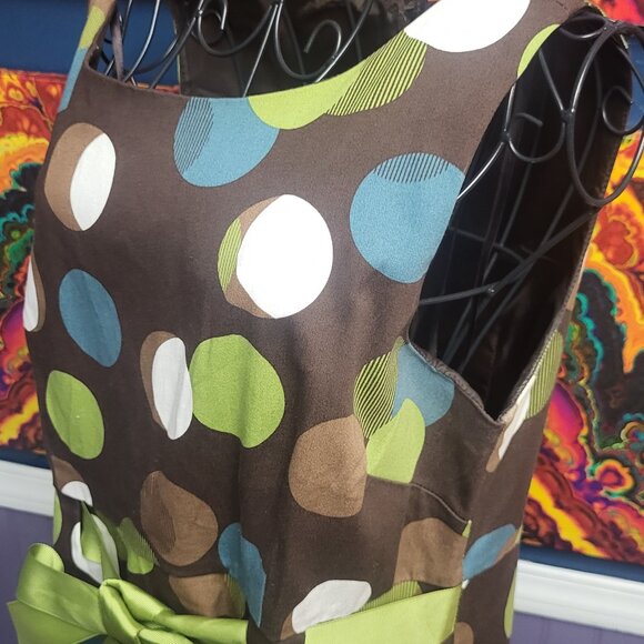 Jessica Howard ~ Sz 14 ~ Polka Dot Sheath Dress ~ Excellent Condition - Picture 1 of 10